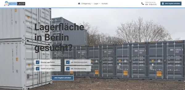 Wichtel Lagerflächen zu vermieten.